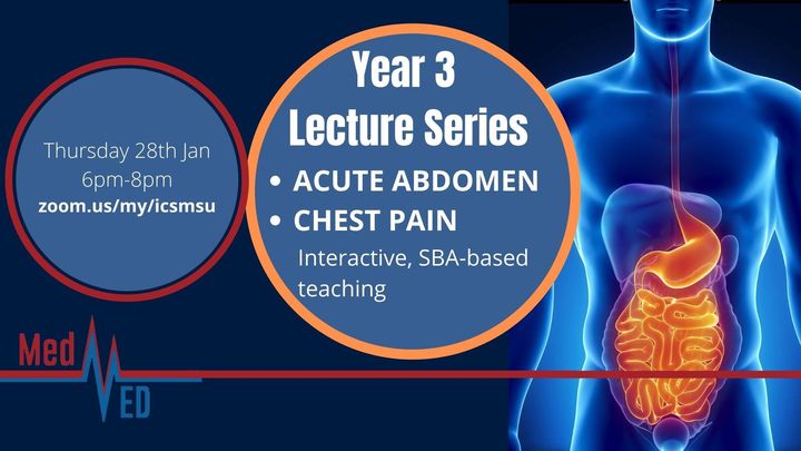 Read more about the article Year 3 Lecture Series: Acute Abdomen and Chest Pain