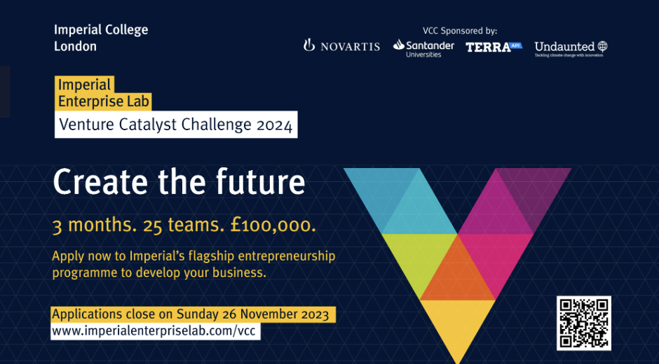 Imperial’s Venture Catalyst Challenge (VCC) ICSMSU